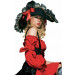 Шляпа пирата женская Swashbuckler Pirate Hat от Leg Avenue, черная