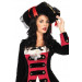 Шляпа пирата женская Swashbuckler Pirate Hat от Leg Avenue, черная
