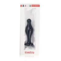 Стеклянная Анальна пробка 4,5" Glass Romance Black
