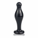 Стеклянная Анальна пробка 4,5" Glass Romance Black