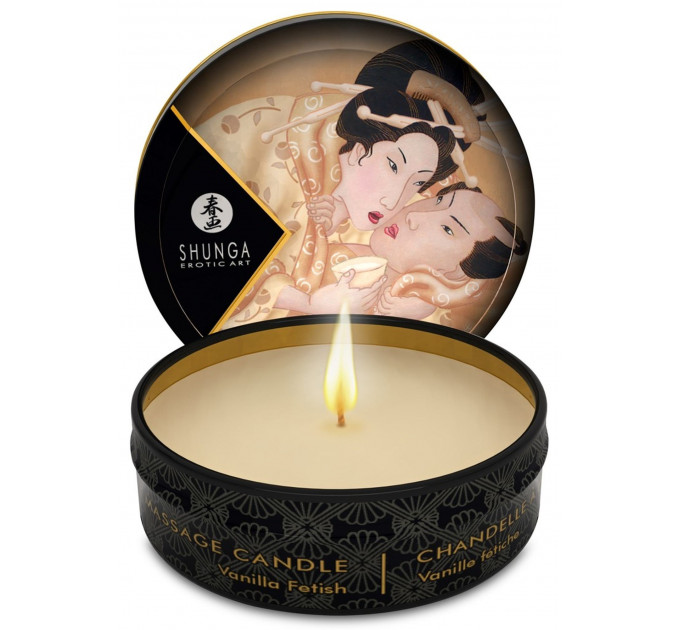 Свеча для массажа Shunga Desire Massage Candle Vanilla с ароматом ванили, 30 мл