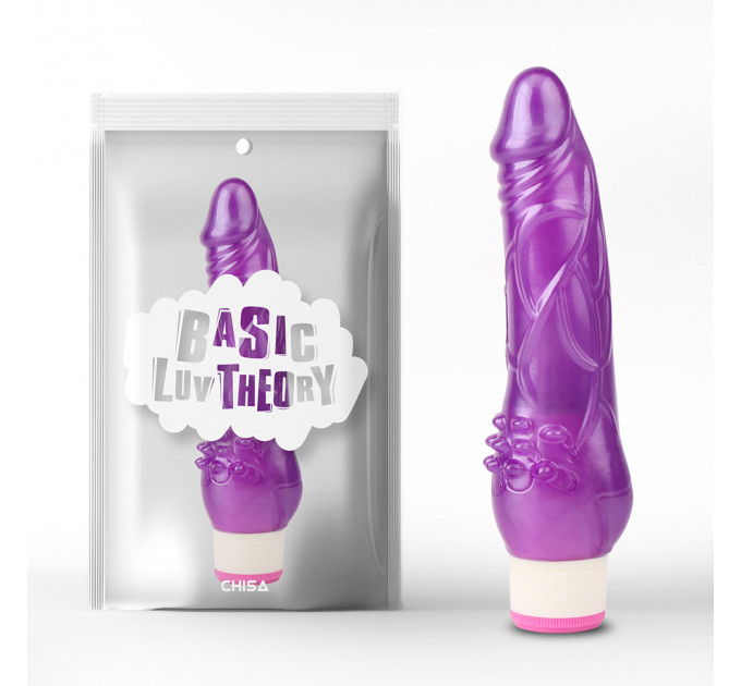 Вибратор Basic Luv Theory Beginner Rider-Purple Chisa 20,5 см