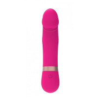 Вібратор-міні із вигнутою головкою Chisa M-Mello Dildo Vibe, рожевий