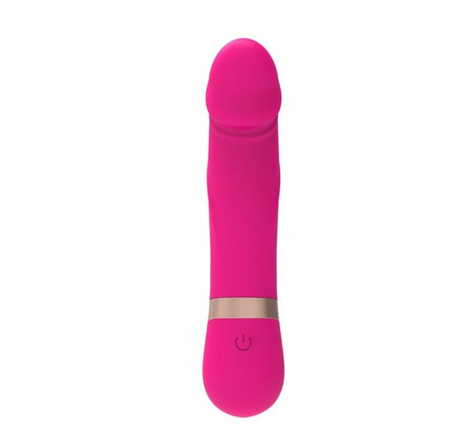 Вибратор-мини с изогнутой головкой Chisa M-Mello Dildo Vibe, розовый