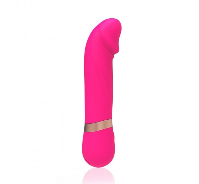 Вибратор-мини с изогнутой головкой Chisa M-Mello Dildo Vibe, розовый