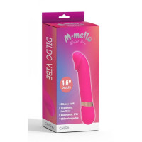 Вібратор-міні із вигнутою головкою Chisa M-Mello Dildo Vibe, рожевий