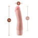 Вибратор реалистичный Blush Dr.Skin Dr.Steve, бежевый