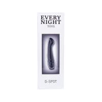 Вибратор с ярко выраженной головкой Every Night Toys для точки G, черный