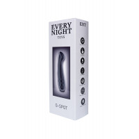 Вибратор с ярко выраженной головкой Every Night Toys для точки G, черный