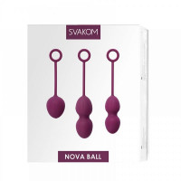 Набір вагінальних кульок Nova Ball-Svakom, фіолетові