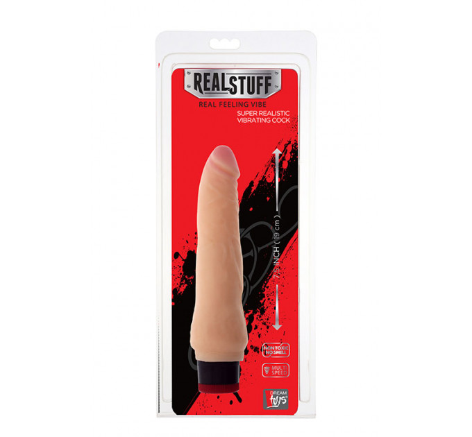Вибромассажер REALISTX 7.5INCH VIBRATOR, FLESH