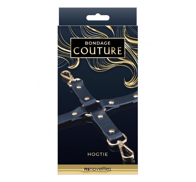 Крестообразный фиксатор NS Novelties BONDAGE COUTURE HOG TIE BLUE