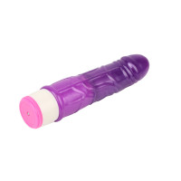 Вібратор реалістичний на батарейках Chisa Basic Luv Theory Stud Rod, фіолетовий, 17.5 см