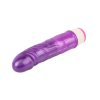 Вібратор реалістичний на батарейках Chisa Basic Luv Theory Stud Rod, фіолетовий, 17.5 см