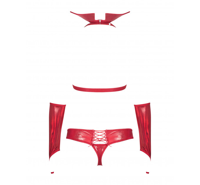Игровой Костюм Вампирши Obsessive Vampines Red L/XL