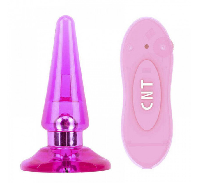 Анальная пробка с вибрацией и пультом Chisa-Nicole's Vibrating Anal Pleaser-Pink