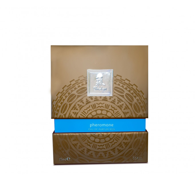 Духи з феромонами чоловічі SHIATSU Pheromone Fragrance men lightblue 15 ml