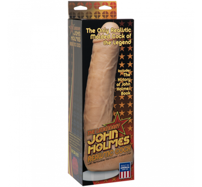 Фаллоимитатор гигант (вторая кожа) Doc Johnson John Holmes Realistic Cock