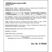 Капсули для потенції PRORINO Premium Caps for man (ціна за пачку, 10 штук)