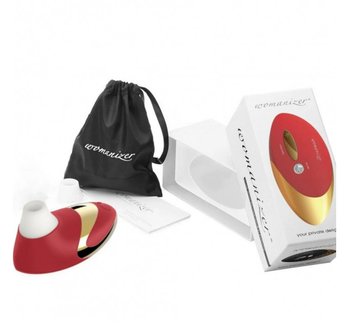 Клиторальный стимулятор Womanizer Pro W-500, красный