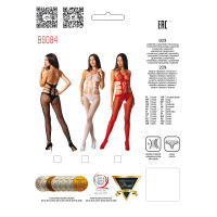 Комбінезон сітка з відкритим доступом BS084 white