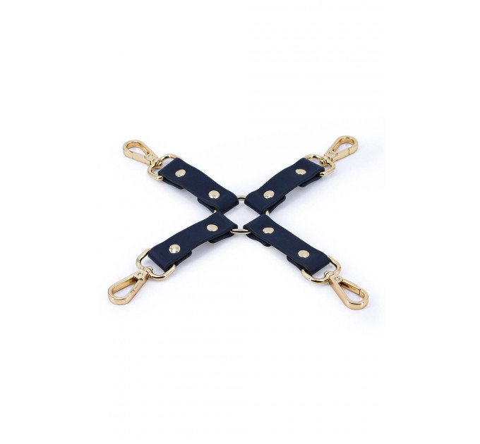 Крестообразный фиксатор NS Novelties BONDAGE COUTURE HOG TIE BLUE