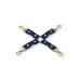 Крестообразный фиксатор NS Novelties BONDAGE COUTURE HOG TIE BLUE