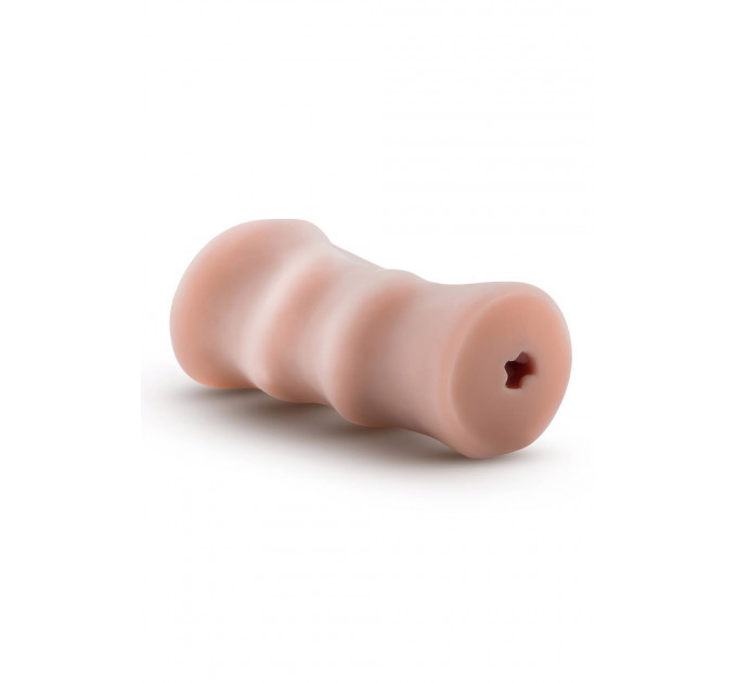 Мастурбатор Анус реалистичный Blush Enlust Cassie с вибрацией, бежевый