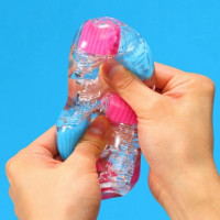 Мастурбатор із стимулюючими кульками TENGA Bobble Crazy Cubes