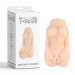 Мастурбатор в виде полуторса девушки Chisa T-Skin Abby Body Stroker бежевый