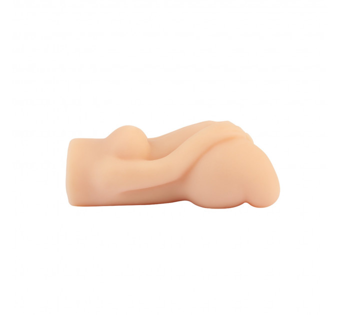Мастурбатор в виде полуторса девушки Chisa T-Skin Abby Body Stroker бежевый