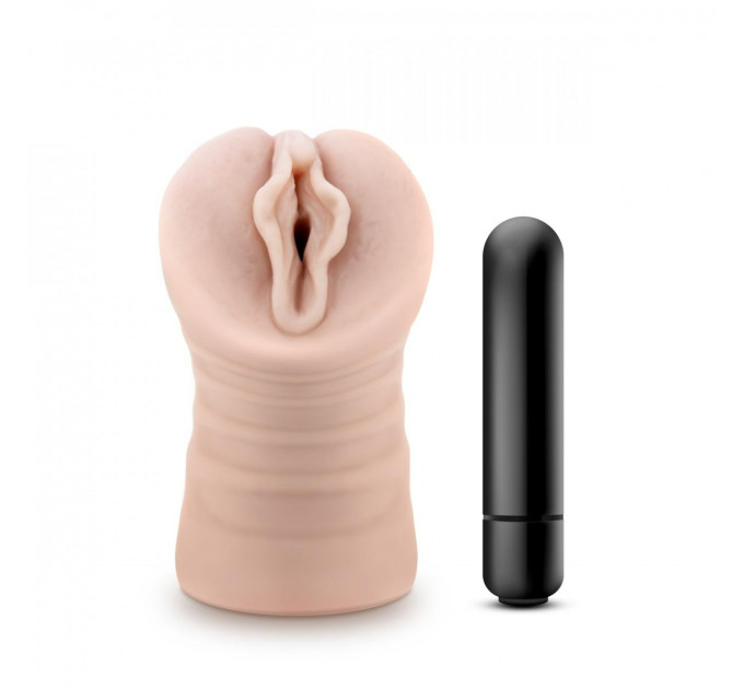 Мастурбатор-вагина с вибрацией M FOR MEN ASHLEY VANILLA