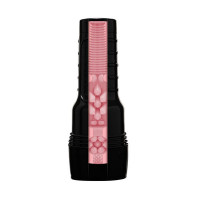 Мастурбатор вагіну в колбі Pink Lady Destroya Fleshlight, рельєфний, кібершкіра, бежевий