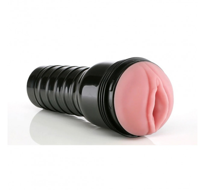 Мастурбатор вагина в колбе Pink Lady Destroya Fleshlight, рельефный, киберкожа, бежевый