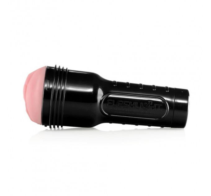 Мастурбатор вагина в колбе Pink Lady Destroya Fleshlight, рельефный, киберкожа, бежевый