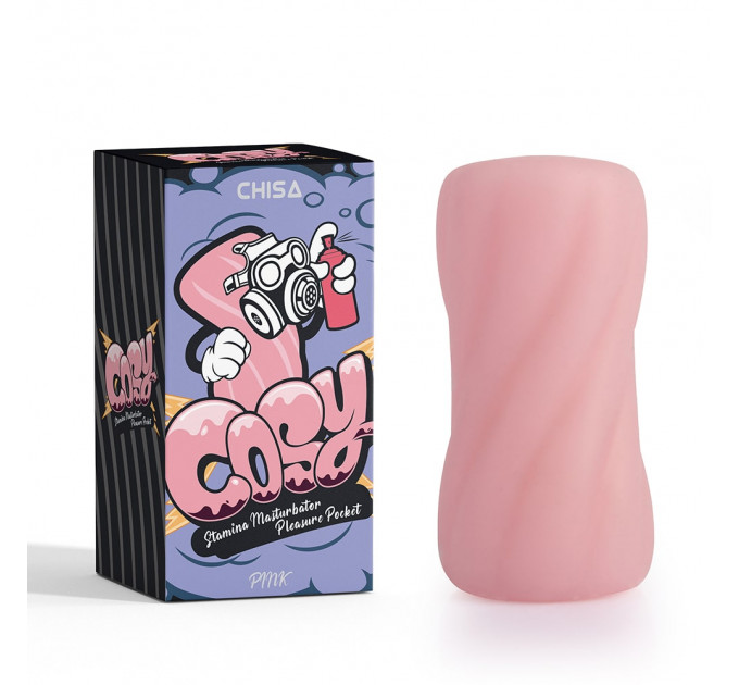 Мастурбатор яйцо Chisa COSY Stamina, розовый, 8 х 4 см