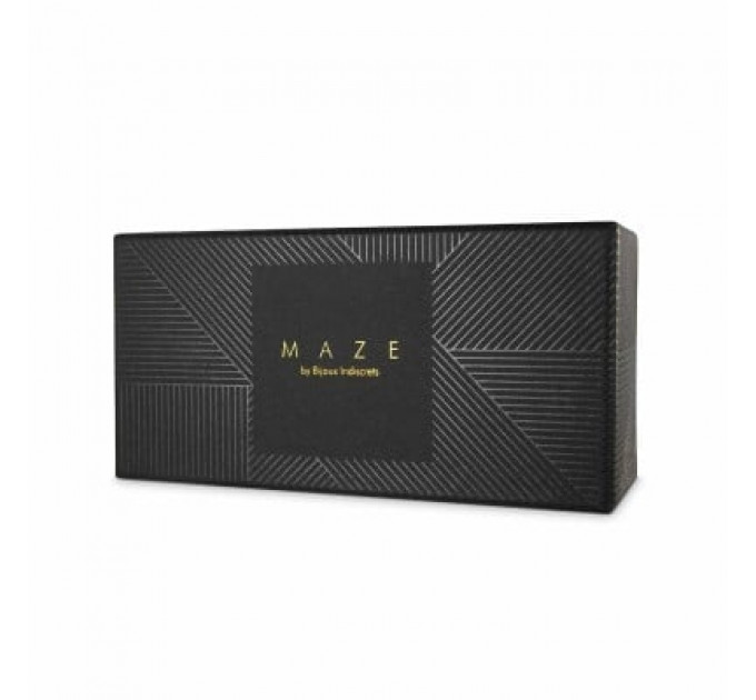 Наручники Bijoux Indiscrets MAZE - Wide Cuffs Brown, экокожа, стильные браслеты