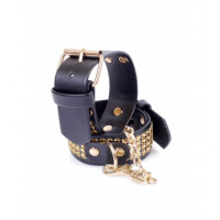 Наручники Fetish Boss Series Handcuffs with cristals 3 cm Gold