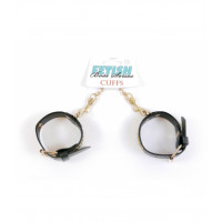 Наручники Fetish Boss Series Handcuffs with cristals 3 cm Gold