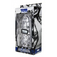 Насадка для члена Tom of Finland Clear Realistic Cock Enhancer