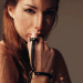 Пара браслетов на запястье и палец Bijoux Indiscrets MAZE Hand Bracelet Harness Brown, экокожа