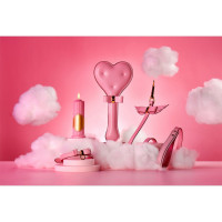 Подарочный набор BDSM итальянская кожа розовый Upko lovely kinky Puppy set