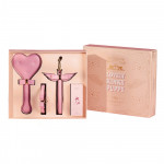 Подарочный набор BDSM итальянская кожа розовый Upko lovely kinky Puppy set