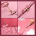 Подарочный набор BDSM итальянская кожа розовый Upko lovely kinky Puppy set