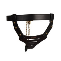 Пояс вірності Lockink Sevanda Beg & Ask Chastity Pants з повідцем та анальною пробкою, L