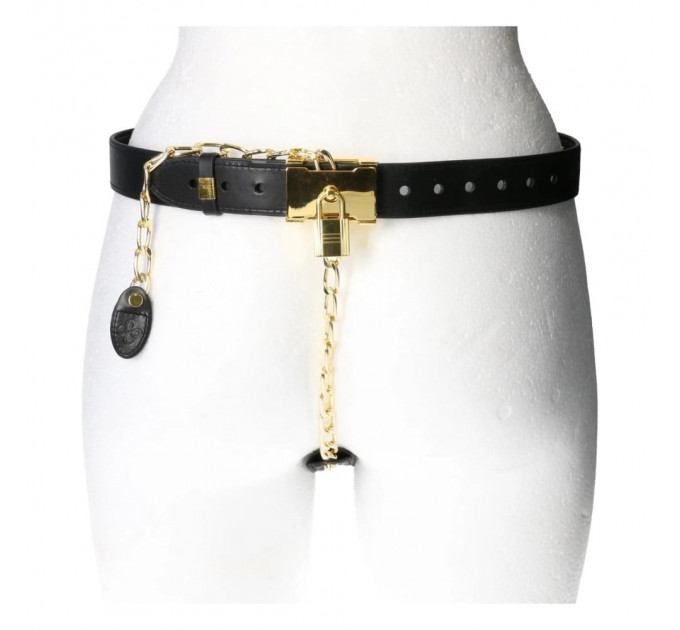 Пояс верности Lockink Sevanda Beg & Ask Chastity Pants с поводком и анальной пробкой, L