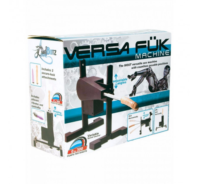 Секс-машина с тремя насадками Versa Fuk Sex Machin
