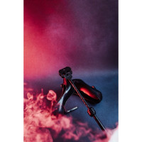 Стек-міні із черепом Candy Hero Slap SK1.1/38 шкіряний, чорний