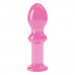Стеклянная Анальная пробка 4,5" Glass Romance Pink