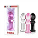 Стеклянная Анальная пробка 4,5" Glass Romance Pink